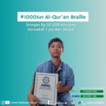 Program 1000 Set Al-Qur’an Braille Ramdhan 1443 H Bersama LSM Ummi Maktum Voice
