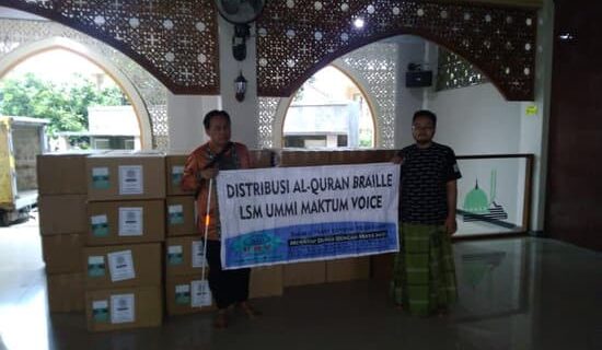 Program Pendistribusian 1000 Set Al-Qur’an Braille Ramadhan 1443 H