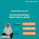 Layanan Jemput Wakaf Al-Qur’an Braille