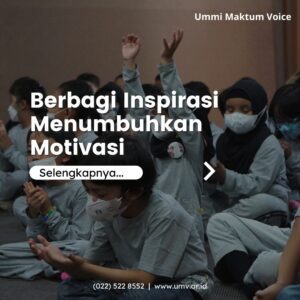 berbagi inspirasi menumbuhkan motivasi