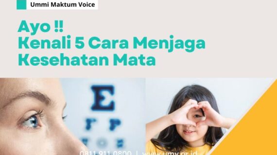 AYO !! KENALI 5 CARA MENJAGA KESEHATAN MATA