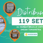 119 Set Al-Quran Braille Dibagikan untuk Insan Tunanetra