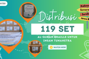 Distribusi 119 Set Al-Quran Braille